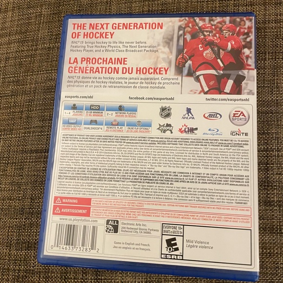 🔥 5/$20 - PS4 NHL15 - Picture 2 of 2